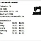 Unternehmen 1 Bild ACE AUTOMATICS GMBH Textil, Bekleidung Einzelhandel am Köln NW