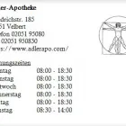 Unternehmen 1 Bild ADLER-APOTHEKE Gesundheitsdienste am Velbert NW