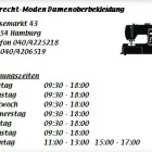 Unternehmen 1 Bild ALBRECHT-MODEN DAMENOBERBEKLEIDUNG Textil, Bekleidung Einzelhandel am Hamburg HH