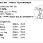 Unternehmen 1 Bild ALEXANDRA DIETRICH PHYSIOTHERAPIE Ärzte am Köln NW
