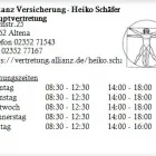 Unternehmen 1 Bild ALLIANZ VERSICHERUNG - HEIKO SCHÄFER HAUPTVERTRETUNG Versicherung am Altena NW