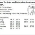 Unternehmen 1 Bild ALLIANZ VERSICHERUNG LÜDENSCHEID, JOCHEN VON EYNERN Versicherung am Lüdenscheid NW