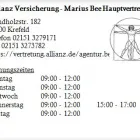 Unternehmen 1 Bild ALLIANZ VERSICHERUNG - MARIUS BEE HAUPTVERTRETUNG Versicherung am Krefeld NW
