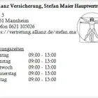 Unternehmen 1 Bild ALLIANZ VERSICHERUNG, STEFAN MAIER HAUPTVERTRETUNG Versicherung am Mannheim BW