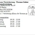 Unternehmen 1 Bild ALLIANZ VERSICHERUNG - THOMAS GALSTER GENERALVERTRETUNG Versicherung am Berlin BE