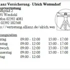 Unternehmen 1 Bild ALLIANZ VERSICHERUNG - ULRICH WESTENDORF HAUPTVERTRETUNG Versicherung am Werdohl NW