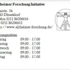Unternehmen 1 Bild ALZHEIMER FORSCHUNG INITIATIVE Ärzte am Düsseldorf NW