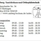 Unternehmen 1 Bild AMBERG- SANITÄTSHAUS UND ORTHOPÄDIETECHNIK Orthopädie, Sanitätshäuser am Hattingen NW