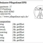 Unternehmen 1 Bild AMBULANTER PFLEGEDIENST EPIS Soziales & Gesellschaft am Duisburg NW