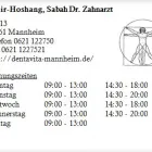 Unternehmen 1 Bild AMIR-HOSHANG, SABAH DR. ZAHNARZT Ärzte am Mannheim BW