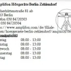 Unternehmen 1 Bild AMPLIFON HÖRGERÄTE BERLIN-ZEHLENDORF Ärzte am Berlin BE