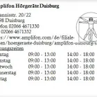 Unternehmen 1 Bild AMPLIFON HÖRGERÄTE DUISBURG Ärzte am Duisburg NW