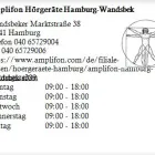 Unternehmen 1 Bild AMPLIFON HÖRGERÄTE HAMBURG-WANDSBEK Ärzte am Hamburg SH