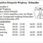 Unternehmen 1 Bild AMPLIFON HÖRGERÄTE WEGBERG - BIRKENALLEE Ärzte am Wegberg NW