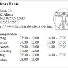 Unternehmen 1 Bild ANDREAS HANKE Ärzte am Altena NW