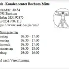 Unternehmen 1 Bild AOK - KUNDENCENTER BOCHUM-MITTE Krankenkassen am Bochum NW