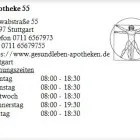 Unternehmen 1 Bild APOTHEKE 55 Gesundheitsdienste am Stuttgart BW