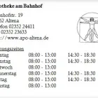 Unternehmen 1 Bild APOTHEKE AM BAHNHOF Gesundheitsdienste am Altena NW