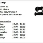 Unternehmen 1 Bild ARA SHOP Schuhe Einzelhandel am Hilden NW