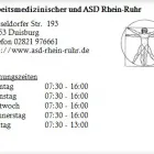 Unternehmen 1 Bild ARBEITSMEDIZINISCHER UND ASD RHEIN-RUHR Ärzte am Duisburg NW