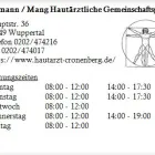 Unternehmen 1 Bild AßMANN / MANG HAUTÄRZTLICHE GEMEINSCHAFTSPRAXIS Ärzte am Wuppertal NW