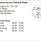 Unternehmen 1 Bild AUGENARZTPRAXIS HEINRICH PIEPER Ärzte am Berlin BE