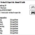 Unternehmen 1 Bild AUTO VERKAUF & EXPORT INH. AHMAD EL LAHIB Kfz und Fahrrad Handel und Hersteller am Bochum NW
