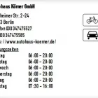 Unternehmen 1 Bild AUTOHAUS KÖRNER GMBH Kfz und Fahrrad Handel und Hersteller am Berlin BE