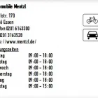 Unternehmen 1 Bild AUTOMOBILE MENTZL Kfz und Fahrrad Handel und Hersteller am Essen NW