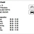 Unternehmen 1 Bild B & K GMBH Werkstätten (Pkw) am Mannheim BW