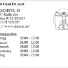 Unternehmen 1 Bild BACH GERD DR.MED. Ärzte am Karlsruhe BW