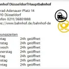 Unternehmen 1 Bild BAHNHOF DÜSSELDORF HAUPTBAHNHOF Bahn & Post am Düsseldorf NW