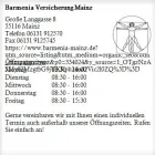 Unternehmen 1 Bild BARMENIA VERSICHERUNG MAINZ Versicherung am Mainz RP