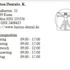 Unternehmen 1 Bild BARTON DENTAL E. K. Medizinische Kontrollen und Untersuchungen am Essen NW