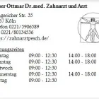 Unternehmen 1 Bild BAUER OTTMAR DR.MED. ZAHNARZT UND ARZT Ärzte am Köln NW