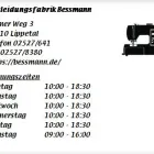 Unternehmen 1 Bild BEKLEIDUNGSFABRIK BESSMANN Textil, Bekleidung Hersteller am Lippetal NW