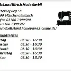Unternehmen 1 Bild BELTSLAND ULRICH MODE GMBH Textil, Bekleidung Einzelhandel am Mönchengladbach NW