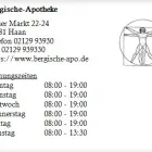 Unternehmen 1 Bild BERGISCHE-APOTHEKE Gesundheitsdienste am Haan NW