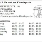 Unternehmen 1 Bild BERTL F. DR.MED.VET. KLEINTIERPRAXIS Ärzte am Mannheim BW