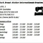 Unternehmen 1 Bild BETTY B. BRAUT-ATELIER INTERNATIONALE BRAUTMODE Textil, Bekleidung Einzelhandel am Iserlohn NW