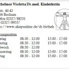 Unternehmen 1 Bild BIRTHELMER VIOLETTA DR.MED. KINDERÄRZTIN Ärzte am Bochum NW