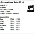 Unternehmen 1 Bild BLUE DIAMOND BERND ULRICH GÖVERT Produktion und Vertrieb von Textil/Bekleidung am Köln NW