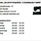 Unternehmen 1 Bild BÖHME, JACOB ORTHOPÄDIE-SCHUHMACHER GMBH Schuhe Einzelhandel am Berlin BE