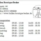 Unternehmen 1 Bild BRILLEN BOUTIQUE BECKER Optiker am Altena NW