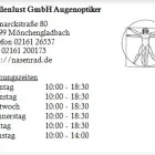 Unternehmen 1 Bild BRILLENLUST GMBH AUGENOPTIKER Optiker am Mönchengladbach NW