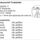 Unternehmen 1 Bild BUNDESANSTALT TECHNISCHES Rettungsdienste, Notfalldienste am Karlsruhe BW