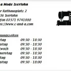 Unternehmen 1 Bild C & A MODE ISERLOHN Textil, Bekleidung Einzelhandel am Iserlohn NW