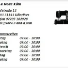 Unternehmen 1 Bild C & A MODE KÖLN Textil, Bekleidung Einzelhandel am 51143 Köln/porz NW