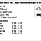 Unternehmen 1 Bild CARLACK MAUS & JUAN CRESPO GMBH DER FAHRZEUGLACKIERER Ärzte am Werdohl NW