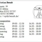 Unternehmen 1 Bild CHRISTIAN BERNDT Optiker am Altena NW